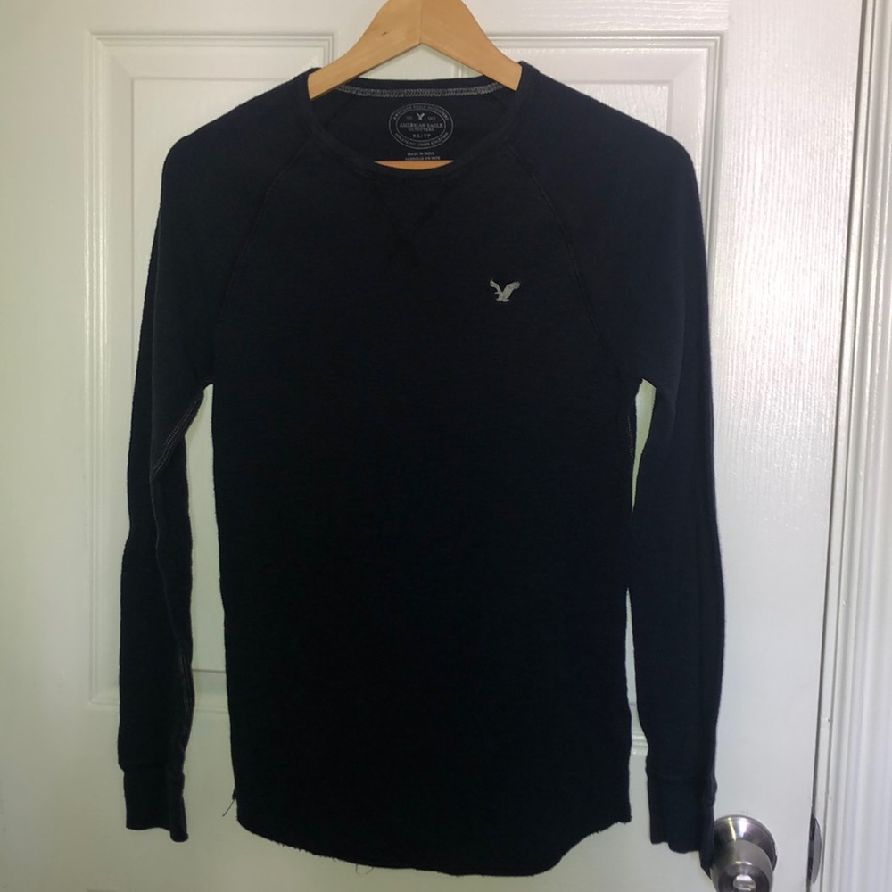Boys American Eagle Navy long sleeved thermal